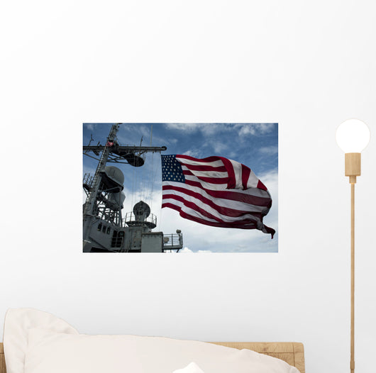 Uss Cowpens Flies Large Wall Decal