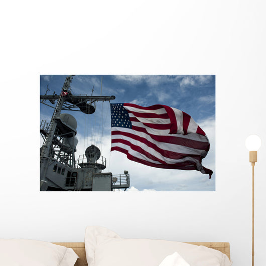 Uss Cowpens Flies Large Wall Decal