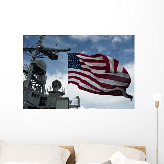 Uss Cowpens Flies Large Wall Decal