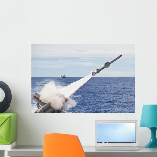 Uss Cowpens Launches Harpoon Wall Decal