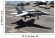 F A-18c Hornet Lands Wall Decal Design 1