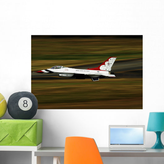 F-16 Thunderbird Us Air Wall Decal