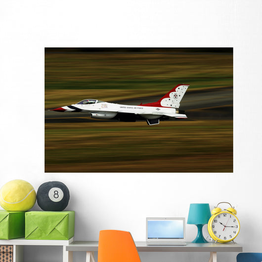 F-16 Thunderbird Us Air Wall Decal