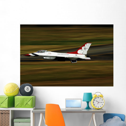 F-16 Thunderbird Us Air Wall Decal