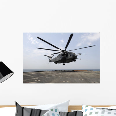 Mh-53e Sea Dragon Prepares Wall Decal shown on a wall