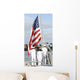 Sailors Hoist American Flag Wall Decal