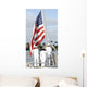 Sailors Hoist American Flag Wall Decal