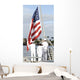 Sailors Hoist American Flag Wall Decal