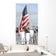 Sailors Hoist American Flag Wall Decal
