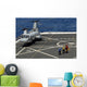 Plane Captain Signals to Wall Decal