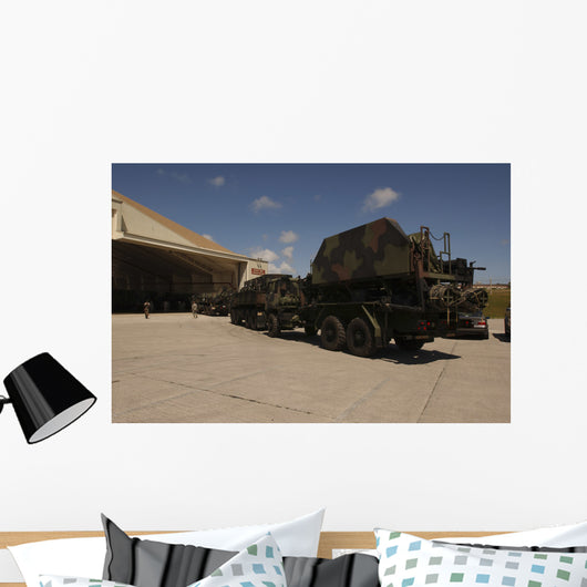 Us Soldiers Transport Patriot Wall Decal