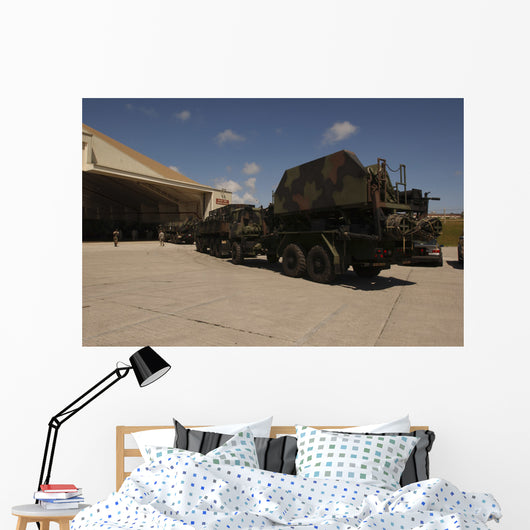 Us Soldiers Transport Patriot Wall Decal