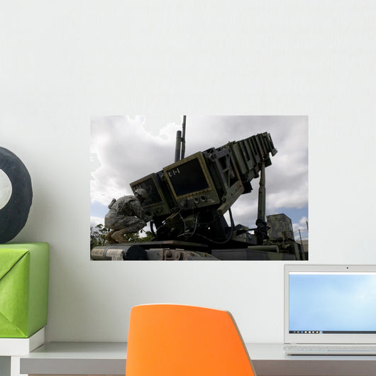 Mim-104 Patriot Missile Launcher Wall Decal Design 2