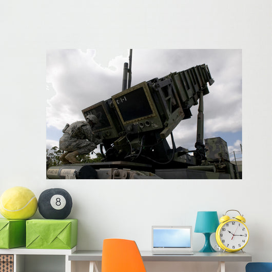 Mim-104 Patriot Missile Launcher Wall Decal Design 2