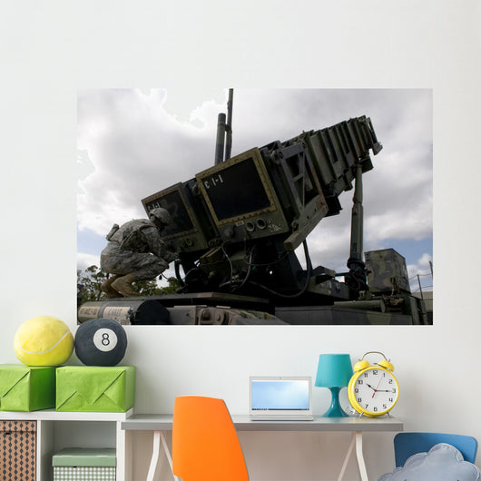 Mim-104 Patriot Missile Launcher Wall Decal Design 2