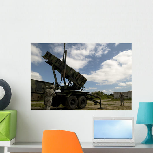 Mim-104 Patriot Missile Launcher Wall Decal Design 1