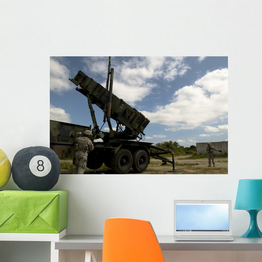 Mim-104 Patriot Missile Launcher Wall Decal Design 1