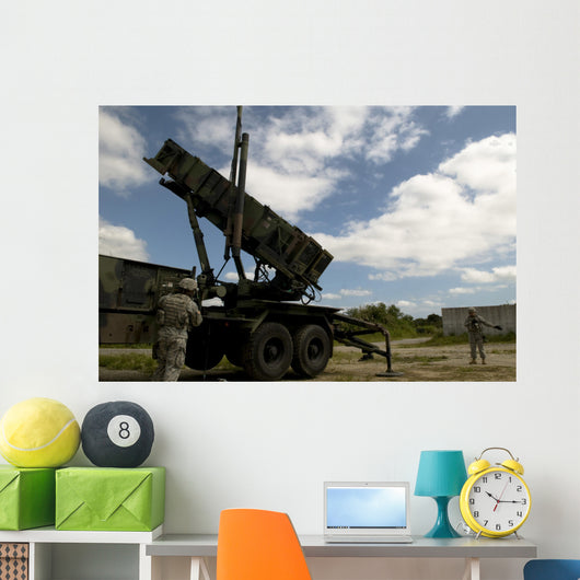 Mim-104 Patriot Missile Launcher Wall Decal Design 1