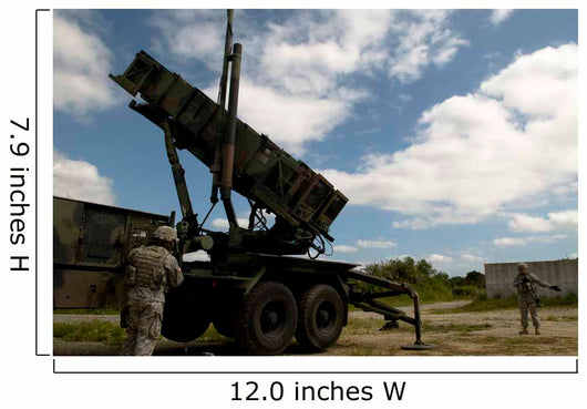 Mim-104 Patriot Missile Launcher Wall Decal Design 1
