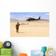 Brigade Aviation Officer Salutes Wall Decal