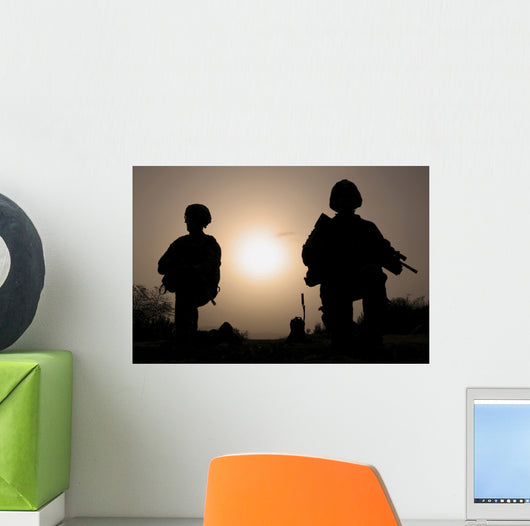 Us Army Combat Infantrymen Wall Decal