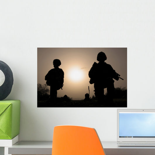 Us Army Combat Infantrymen Wall Decal