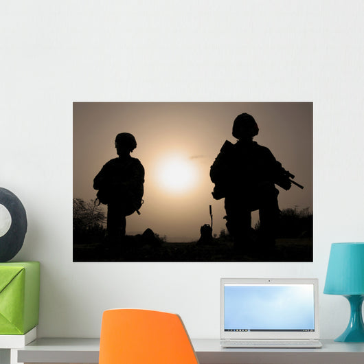 Us Army Combat Infantrymen Wall Decal