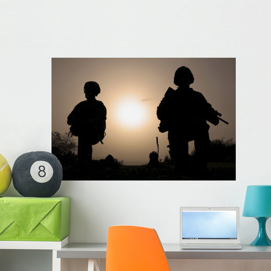 Us Army Combat Infantrymen Wall Decal