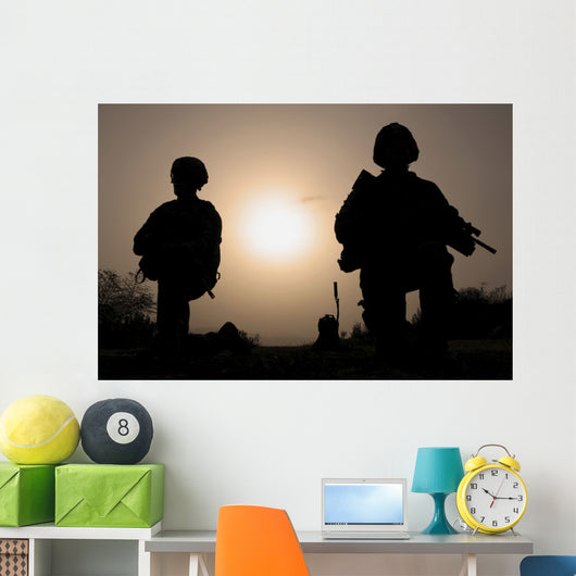 Us Army Combat Infantrymen Wall Decal