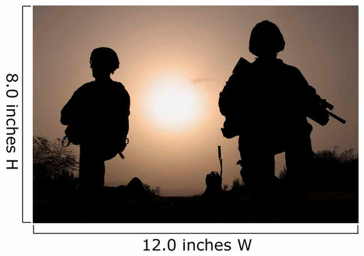 Us Army Combat Infantrymen Wall Decal