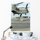 Soldiers Attach Container to Wall Decal