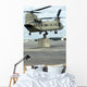Soldiers Attach Container to Wall Decal