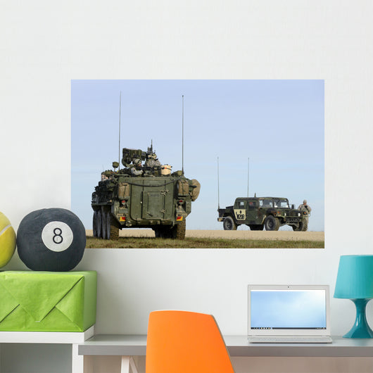 Us Army Europe Stryker Wall Decal