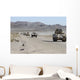 Convoy Military Vehicles Traveling Wall Decal