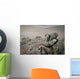 Soldier Watches Impact Area Wall Decal