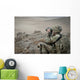 Soldier Watches Impact Area Wall Decal