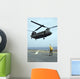 Airman Directs Army Ch-47 Wall Decal