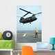 Airman Directs Army Ch-47 Wall Decal