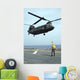 Airman Directs Army Ch-47 Wall Decal