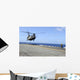Ch-47 Chinook Helicopter Landing Wall Decal