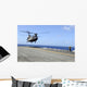 Ch-47 Chinook Helicopter Landing Wall Decal