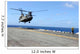Ch-47 Chinook Helicopter Landing Wall Decal