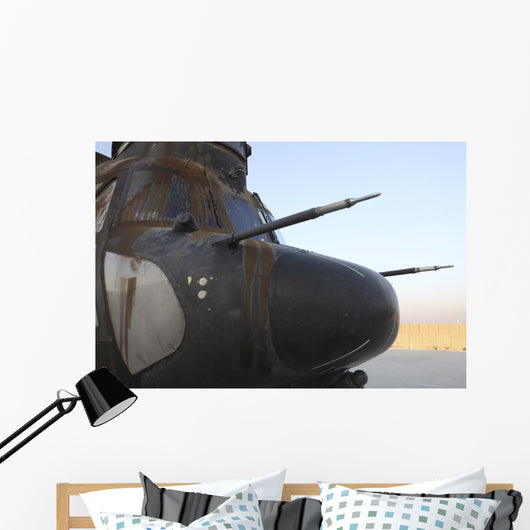 Disabled Ch-47 Chinook Forward Wall Decal