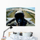 Self Portrait Pilot Back Wall Decal