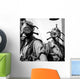 Women Wearing Oxygen Masks Wall Decal