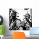Women Wearing Oxygen Masks Wall Decal