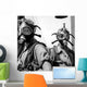 Women Wearing Oxygen Masks Wall Decal