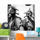 Women Wearing Oxygen Masks Wall Decal