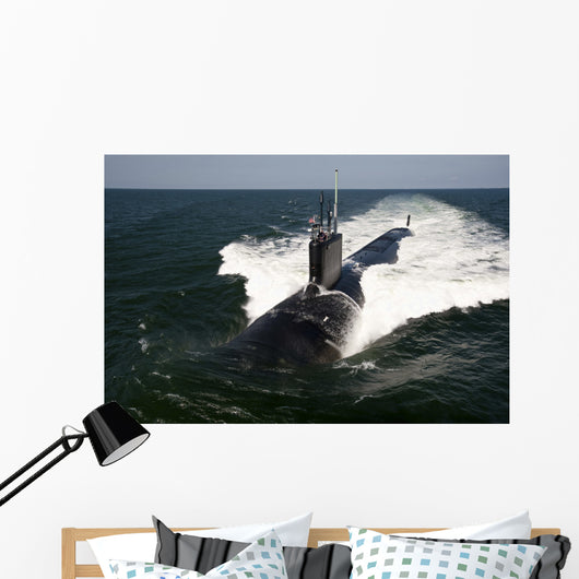 Virginia-class Attack Submarine Uss Wall Decal