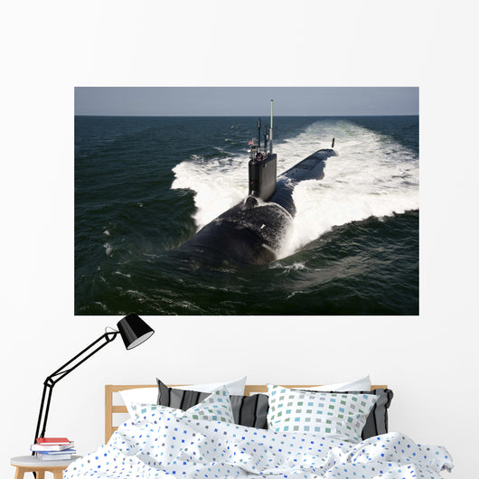 Virginia-class Attack Submarine Uss Wall Decal